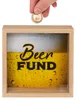 Spaarpot Beer Lovers van hout en glas Productafbeelding-voorbeeld 2
