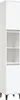 vidaXL Badschrank Weiß 30x30x190 cm Holzwerkstoff Produktbild-Vorschau 4
