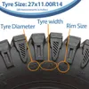 27x11.00R14 et 27x9.00R14 Pneus VTT 8 plis OBOR Predator Voir les images du produit 6