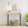 vidaXL Tischplatte 90x40x2,5 cm Rechteckig Massivholz Produktbild-Vorschau 2
