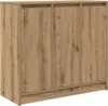 vidaXL Artisan dubový príborník 85x34x76 cm materiál na Náhľad obrázku produktu 2