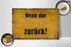 Holzschild Spruch 30x20cm wenn das Lösung Problem zurück Produktbild-Vorschau 2