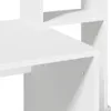 A close-up view of a white wooden desk with shelves. Anteprima dell’immagine prodotto