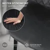 ML-Design sada 4 jídelních židlí s opěradlem, antracitová, Náhled obrázku produktu 4