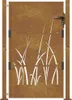 Gartentor 100x150 cm Cortenstahl Gras-Design Produktbild-Vorschau 4