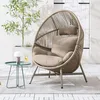 home24 Gartensessel - Eisen / Polyester Produktbild-Vorschau 1