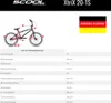 20 Zoll BMX-Kinderfahrrad S'COOL XtriX, 1 Gang, V-Brake, Produktbild-Vorschau 5