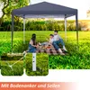XMTECH 3x3 m składana altana wodoodporny pawilon namiot Podgląd zdjęcia produktu 4