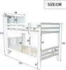Letto a castello Flieks 90x200cm con protezione anticaduta, Anteprima dell’immagine prodotto 4