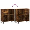 vidaXL Szafka panelowa dąb wędzony 84,5x38x89 cm materiał Podgląd zdjęcia produktu 7