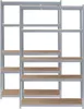Wiltec sada 2x těžký regál 120x60x200cm, 200kg/polička, Náhled obrázku produktu 4