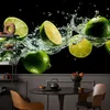 Muralo Vlies Fototapete LIMONEN Zitrusfrüchte Wasser Produktbild-Vorschau 4