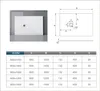 90x100x3cm Weiß Schiefer Effekt Duschwanne mit plastik Produktbild-Vorschau 7