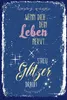 vianmo Holzschild 18x12 cm Glitzer wenn dich dein Leben Produktbild-Vorschau 1