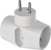 EMOS Douille double 2x ronde + 1x plate, blanc, P0023N Voir les images du produit 7