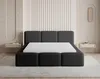 Chilly Möbel Polsterbett Como Schwarz Bouclé-Stoff 200x200 Produktbild-Vorschau 3
