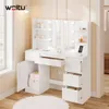 Woltu W0ETT0257, Weiß Produktbild-Vorschau 2
