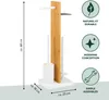 eluno Garniture de WC sur pied 4en1, brosse de WC, Voir les images du produit 7