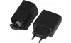A black USB-C charger and a black USB-C cable are shown on a white background. Produktbild-Vorschau