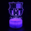 Noční lampička pro děti Logo FC Barcelona 16 LED 3D + Náhled obrázku produktu 5