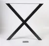 Dieda Tischbein X-Form schwarz Maße: 71,0 x 70,0 x 10,0 cm Produktbild-Vorschau 3