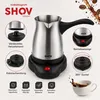 SHOV elektrický moka kávovar 450 ml – 600 W pro tureckou Náhled obrázku produktu 4