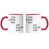 Ich atme ein Ich raste aus Tasse Rot Geschenk Büro Produktbild-Vorschau 3