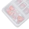 24PCS French Nude Nails Short Press Full Cover Ballerina Produktbild-Vorschau 4