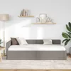 vidaXL Rohový rám postele s čelom taupe 80 cm x 200 cm Náhľad obrázku produktu 3