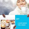 A collage of images related to coffee, featuring a woman enjoying a cup of coffee, various coffee drinks, and text overlays. Náhled obrázku produktu