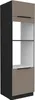 Einbauschrank LUNARA – Breite 60 cm, Dunkelbeige/Schwarz Produktbild-Vorschau 1
