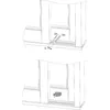 MACO HS Anschlagpuffer, Flügelabstand 28 mm, silber Produktbild-Vorschau 3