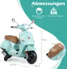 Moto elettrica per bambini COSTWAY, Vespa 12V con ruote da Anteprima dell’immagine prodotto 3