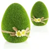 com-four® 2x Dekofigur - Osterhase und Osterei mit Schleife Produktbild-Vorschau 7