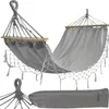 Graue Hängematte ZEPIRA 100 x 200 cm + Tasche gratis Produktbild-Vorschau 14