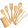 BlauKe® Set di Utensili da Cucina in Legno di Bamboo - Kit Anteprima dell’immagine prodotto 11