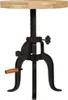 Beistelltisch 45 x (45-62) cm Massivholz Mango und Produktbild-Vorschau 2