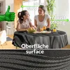 Tischdecke Wachstuch Premium Ornamente Schwarz Robust Produktbild-Vorschau 4