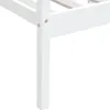 vidaXL Lit en bois massif pin blanc 90x200 cm Voir les images du produit 9