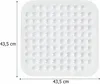 Sepio Badewannenmatte Weiß 43.5 x 43.5  cm, Duschmatte Produktbild-Vorschau 6