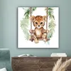 MuchoWow® - Leinwandbilder - Leopard - Tier - Kinder - Produktbild-Vorschau 4