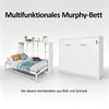 STILVORA Murphy-Bett 140x200 cm mit verriegelbarer Produktbild-Vorschau 4