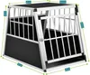 Juskys Alu Hunde-Transportbox L-X - 89x70x51 cm – Auto Produktbild-Vorschau 20