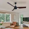 Deckenventilator, schwarz-braun, Timer, Fernbedienung, 132 Produktbild-Vorschau 7