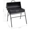 vidaXL Grill mit 2 Grillrosten Schwarz 80x95x90 cm Stahl Produktbild-Vorschau 7