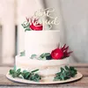 Oblique Unique Torten Kuchen Topper Aufsatz Just Married Produktbild-Vorschau 4