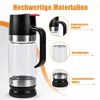 Honigspender aus Glas 350 ml, tropffreier Honigdosierer mit Produktbild-Vorschau 5