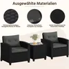 Yaheetech 3-tlg. Gartenmöbel Set aus Polyrattan, inkl. 2 Produktbild-Vorschau 5