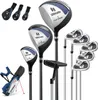 Sada golfových holí COSTWAY, 9dílná sada s golfovým bagem, Náhled obrázku produktu 1