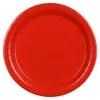 Papieren borden, 23 cm diameter, 6 stuks. | Effen kleur: Productafbeelding-voorbeeld 1